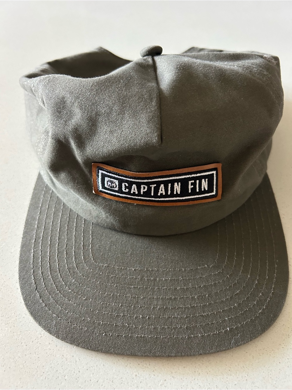Captain Fin Olive Green Military Cap